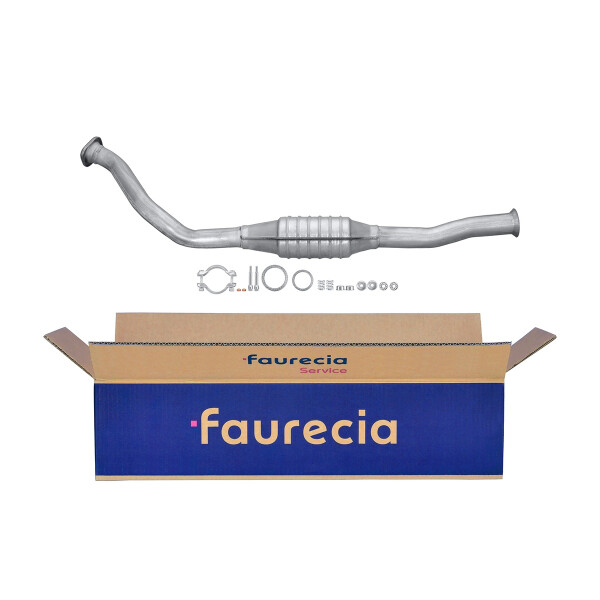 Catalytic Converter Euro 2 FAURECIA Kit Easy2Fit for e.g. PEUGEOT 306