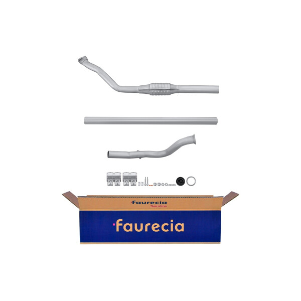 Catalytic Converter Euro 2 FAURECIA Kit Easy2Fit for e.g. PEUGEOT 406