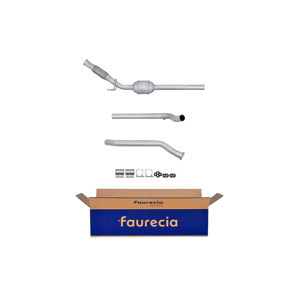 Catalytic Converter Euro 3 FAURECIA Kit Easy2Fit for e.g. PEUGEOT 307