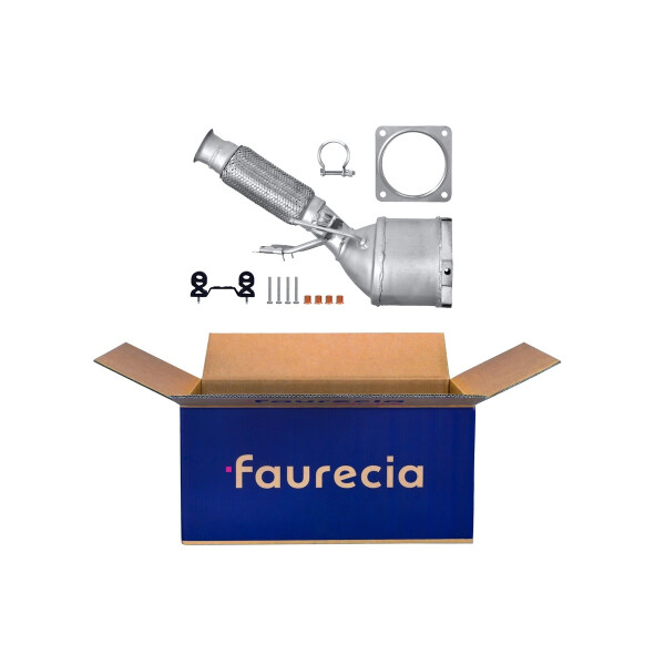Katalysator Euro 4 mit Anbauteilen FAURECIA Kit Easy2Fit für u.a. CITROËN C4 I