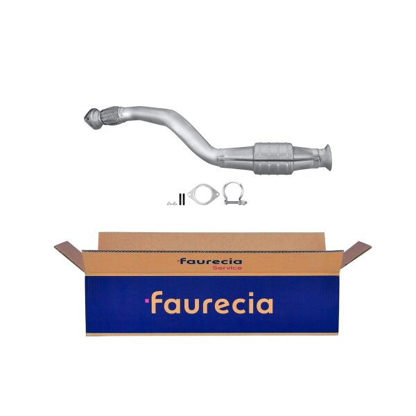 Catalytic Converter Euro 3 with mounting parts FAURECIA Kit Easy2Fit