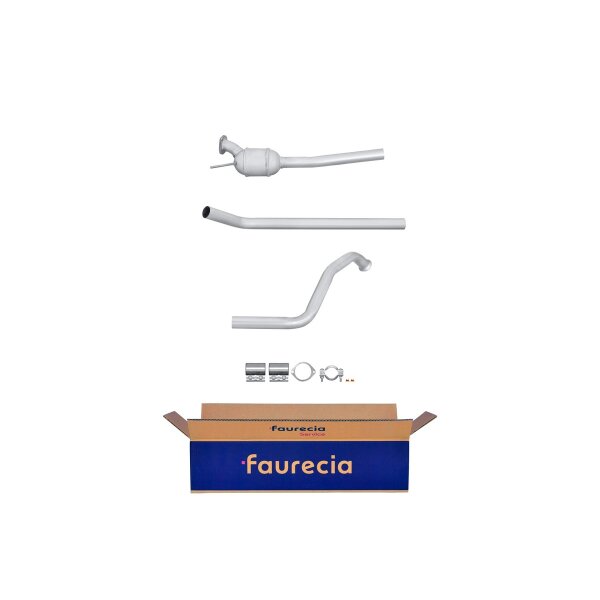 Catalytic Converter Euro 3 FAURECIA Kit Easy2Fit for e.g. RENAULT Laguna