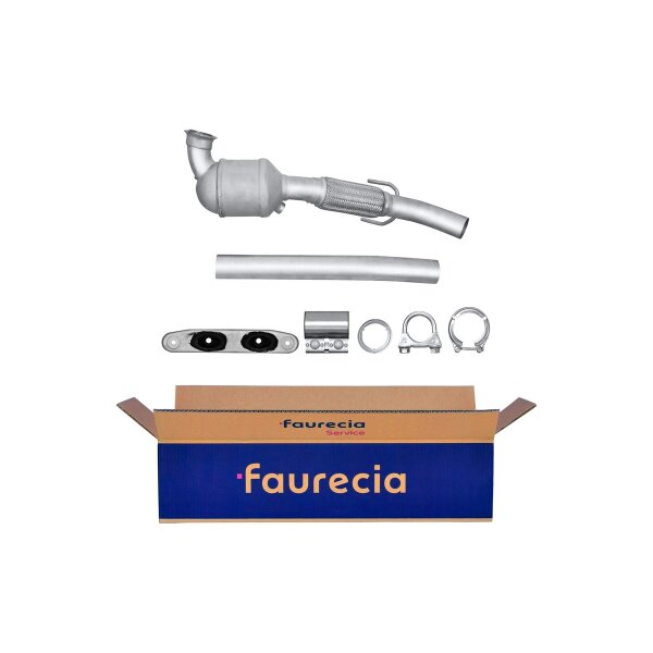 Katalysator Euro 4 mit Anbauteilen FAURECIA Kit Easy2Fit für u.a. AUDI A3