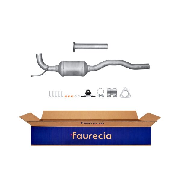 Catalytic Converter Euro 1 with mounting parts FAURECIA Kit Easy2Fit