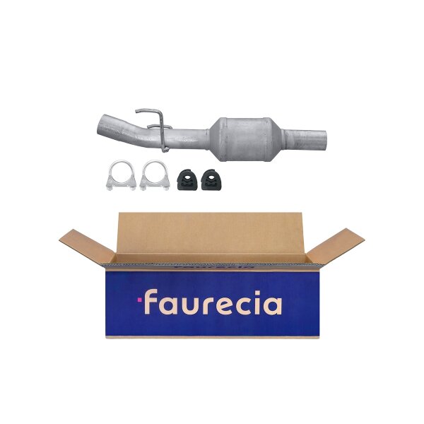 Catalytic Converter Euro 3 with mounting parts FAURECIA Kit Easy2Fit