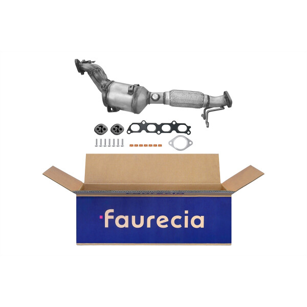 Manifold Catalytic Converter Euro 4 FAURECIA Kit Easy2Fit for e.g. FORD C-Max
