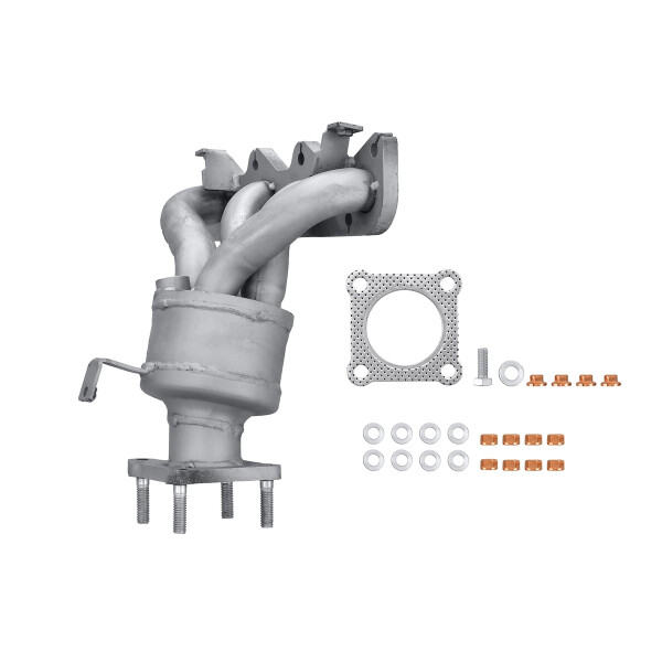 Manifold Catalytic Converter Euro 3 FAURECIA Kit Easy2Fit for e.g. SEAT Arosa