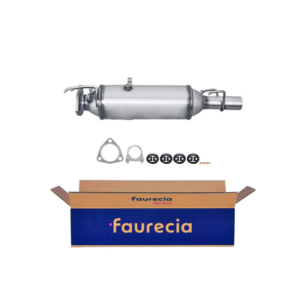 Ruß-Partikelfilter Abgasanlage Euro 5 mit Anbauteilen FAURECIA Kit Easy2Fit