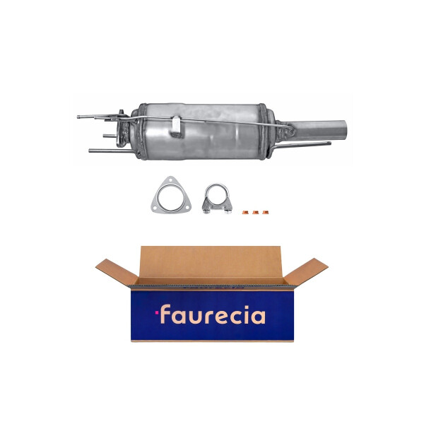 Soot/Particulate Filter Exhaust System Euro 4 FAURECIA for e.g. FIAT CROMA