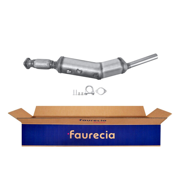 Soot/Particulate Filter Exhaust System Euro 5 FAURECIA for e.g. RENAULT MEGANE