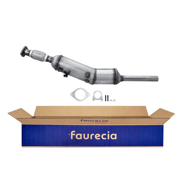 Soot/Particulate Filter Exhaust System Euro 5 FAURECIA for e.g. RENAULT CLIO