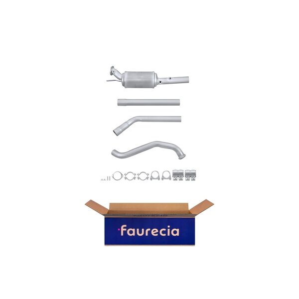 Soot/Particulate Filter Exhaust System Euro 4 FAURECIA Kit Easy2Fit for RENAULT