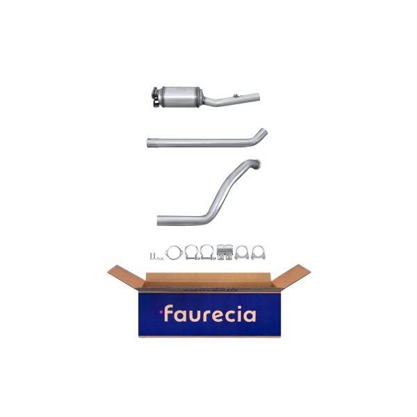 Soot/Particulate Filter Exhaust System Euro 4 FAURECIA for e.g. RENAULT LAGUNA