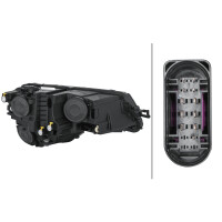 Hauptscheinwerfer links 12 V PWY24W mit Hybridtechnologie HELLA für SKODA KAROQ