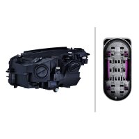 Hauptscheinwerfer rechts Hybrid H7 HELLA für...