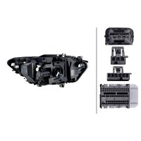 Headlight left 12 V LED HELLA Lighting Expertise suitable for BMW 1 Series