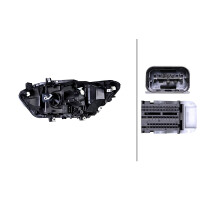 Hauptscheinwerfer rechts 12 V LED HELLA Licht-Expertise passend für BMW 1er