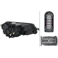 Headlight left 12 V LED HELLA Lighting Expertise suitable for SKODA KAROQ