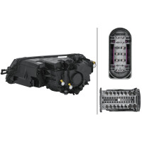 Headlight right 12 V LED HELLA Lighting Expertise suitable for SKODA KAROQ