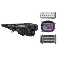 Headlight right 12 V LED HELLA Lighting Expertise suitable for AUDI Q8