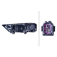 Hauptscheinwerfer rechts Hybrid LED HELLA für AUDI...