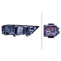 Headlamp left matrix HELLA for AUDI Q7 (4MB/ 4MG)