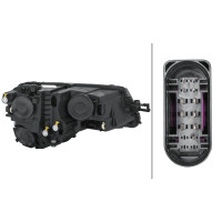 Hauptscheinwerfer links 12 V PWY24W mit Hybridtechnologie HELLA für SKODA KAROQ