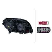 Headlight left 12 V D1S Bi-Xenon HELLA suitable for e.g. MB GLK-CLASS