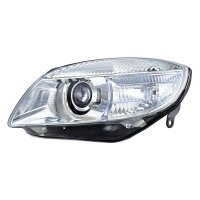 Headlight left 12 V W5W halogen HELLA suitable for e.g. SKODA FABIA