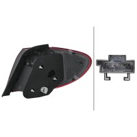 Rückleuchte links 12 V PY21W mit Hybridtechnologie HELLA für MB B-KLASSE