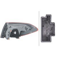 Rear Light left 12 V PY21W with hybrid technology HELLA for MB C-CLASS