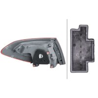 Rückleuchte rechts mit Blinklicht 12 V mit...