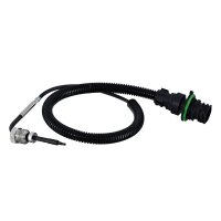 Exhaust gas temperature sensor screwed 2-pin 490 mm cable...
