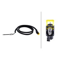 Sensor Abgastemperatur geschraubt 2-polig 1.225 mm Kabel HELLA