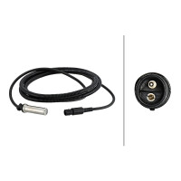 Wheel speed sensor 2-pole inductive sensor 2.713 mm cable HELLA