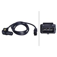 Impulsgeber Kurbelwelle Induktivsensor 3-polig HELLA für OPEL Frontera A