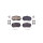 Brake pad set, disc brake 18.3mm HELLA for MERCEDES-BENZ GLE Coupe and others