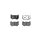 Brake pad set, disc brake 16.1mm HELLA for AUDI Q5 and others