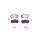 Brake pad set disc brake CBI 19.1mm HELLA for SUZUKI Swace and others