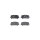 Brake pad set disc brake incl. wear warning contact Akebono 15.4 mm HELLA