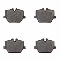 Brake pad set discs with wear warning indicator 16.8 mm...