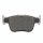 Brake pad set discs without wear warning 16 mm HELLA for e.g. VW GOLF