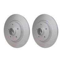 2 Bremsscheiben voll Ø 52,2 mm 11 mm HELLA passend...