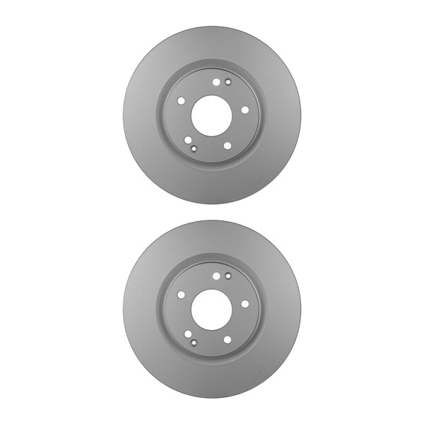 2 Brake Discs internally ventilated Ø 67 mm 23 mm HELLA for SSANGYONG TIVOLI