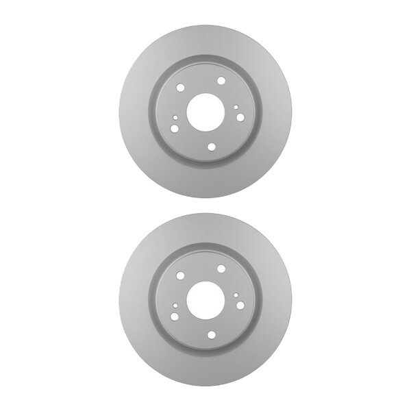 2 Brake Discs internally ventilated Ø 62 mm 24 mm HELLA for SUZUKI SWIFT