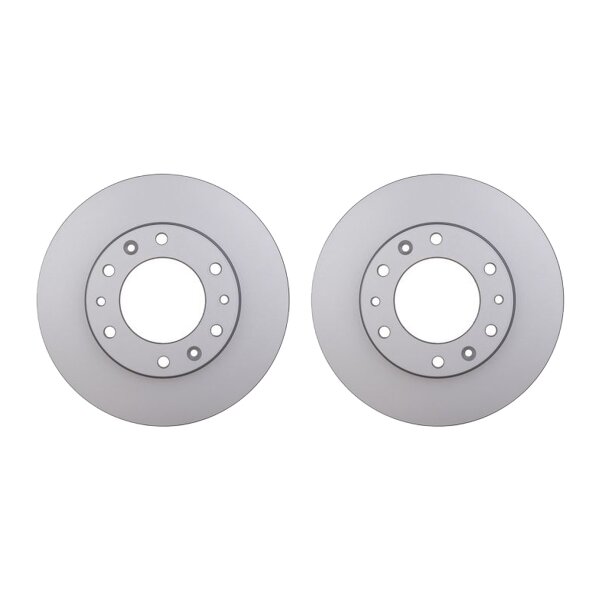 2 Brake Discs internally ventilated Ø 96.3 mm 28 mm HELLA for e.g. HYUNDAI H350