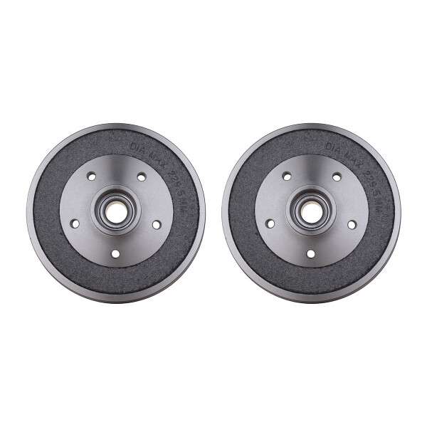 2 Brake Drum Ø 221 mm Ø 14.6 mm HELLA fits TOYOTA IQ