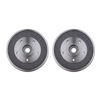2 Brake Drum Ø 221 mm Ø 14.6 mm HELLA fits...