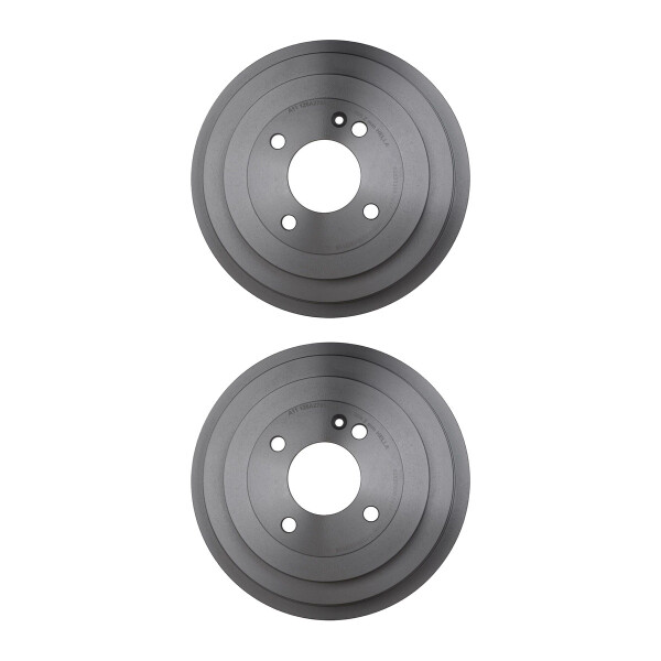 2 Brake Drum Ø 252 mm Ø 12.5 mm HELLA suitable for e.g. KIA RIO
