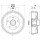 Brake Drum Ø 261 mm Ø 12 mm HELLA suitable for e.g. DACIA DUSTER